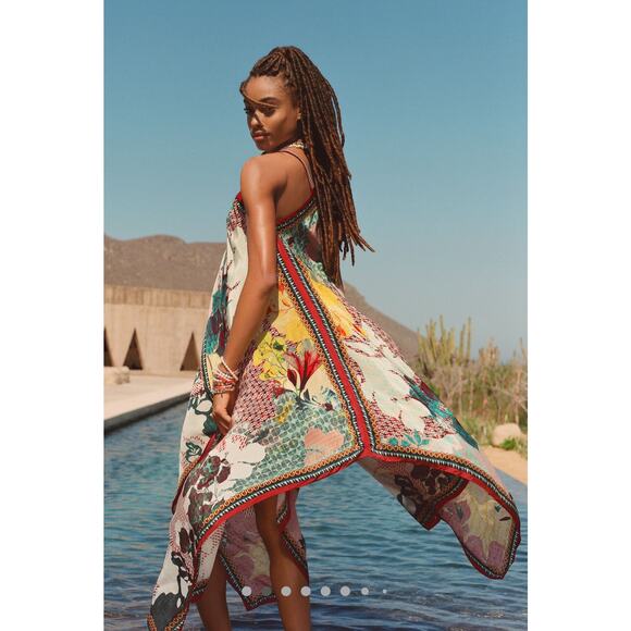 Bhanuni by Jyoti Floral Contrast Maxi Dress - XL - NWOT - Picture 2 of 16